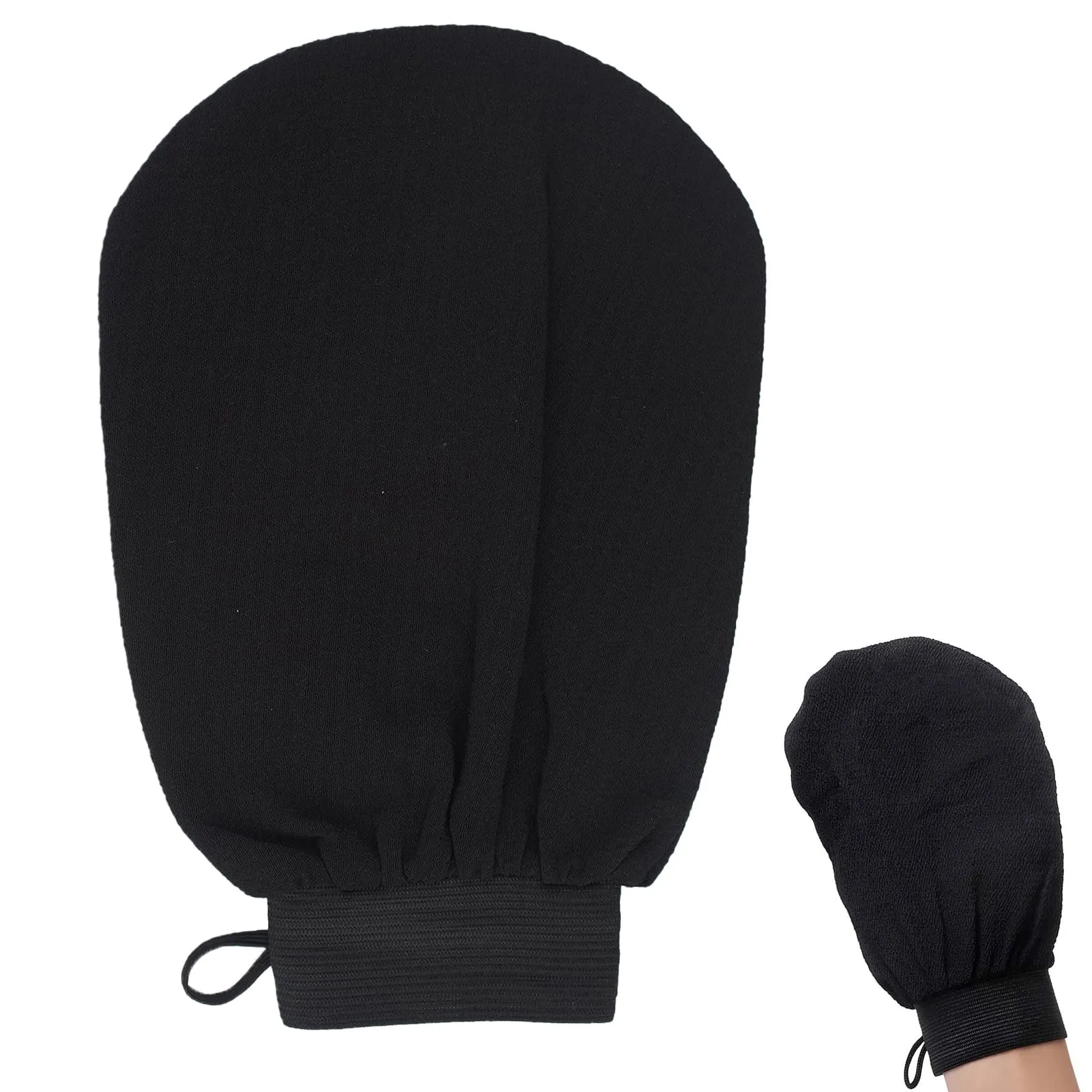 1 piece silk peeling glove body exfoliating gloves scrub, peeling gloves body, peeling sponge, exfoliate, shower glove, peeling sponge body, silk gloves exfoliating black