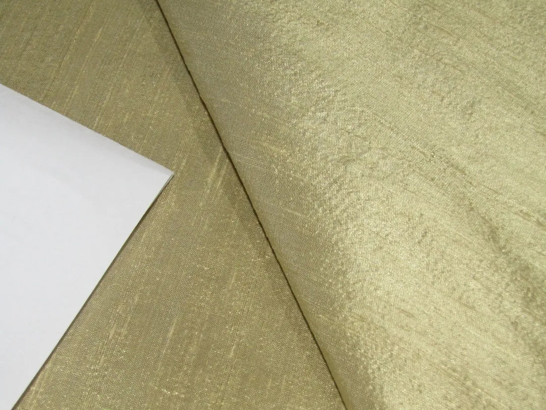 100% pure silk dupioni fabric golden beige  color 54" wide with slubs