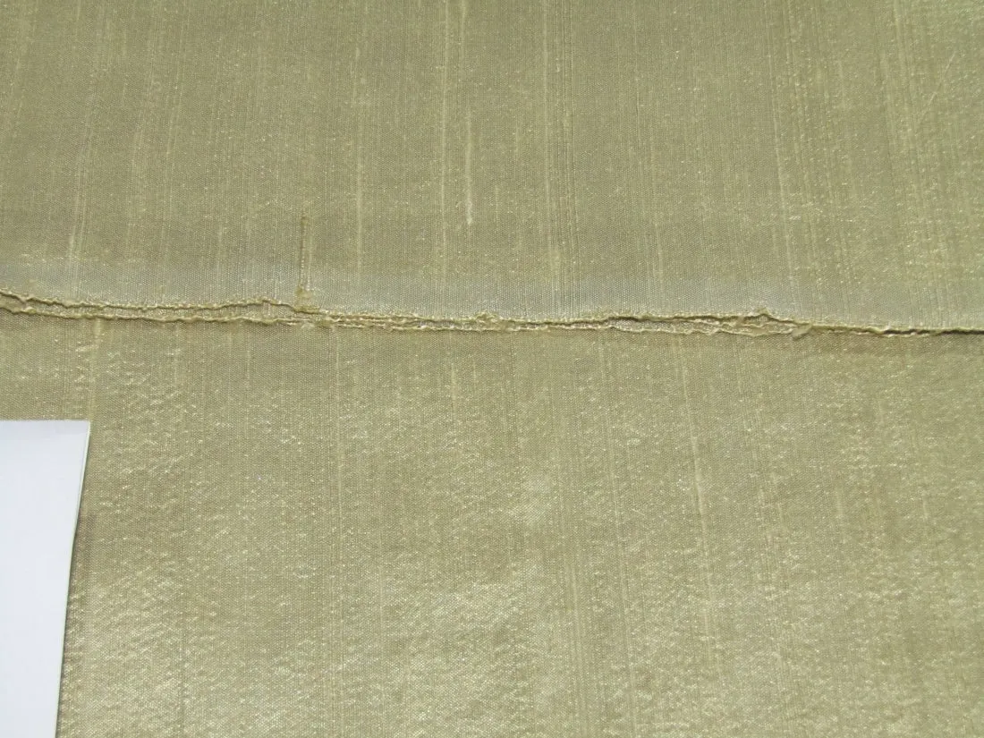 100% pure silk dupioni fabric golden beige  color 54" wide with slubs