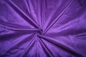 100% pure silk dupioni fabric INDIGO PURPLE colour 54" wide with slubs MM87[3]