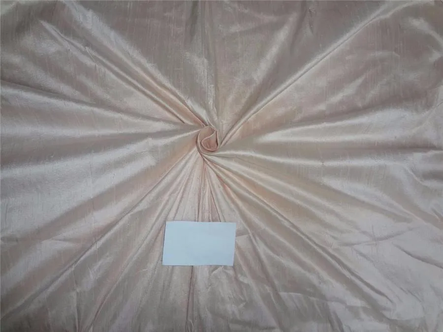 100% PURE SILK DUPIONI FABRIC light rose color 54" wide MM81[2]