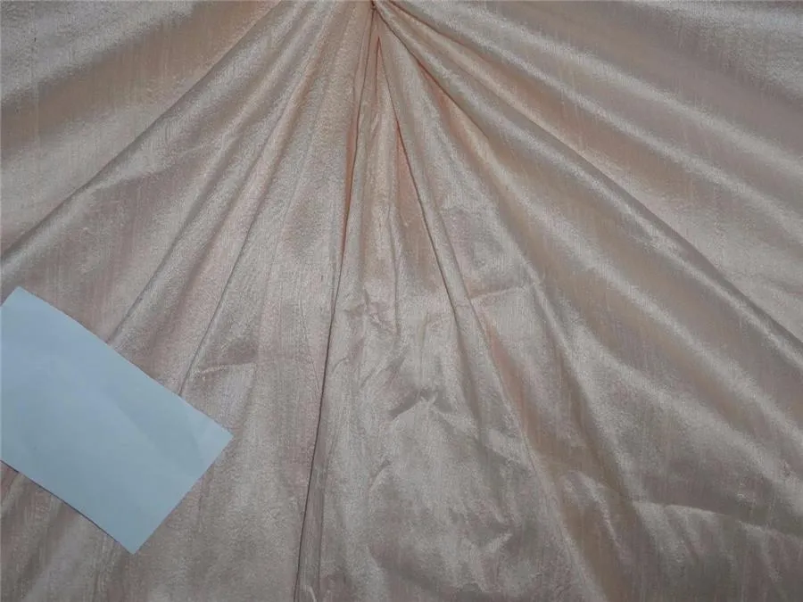 100% PURE SILK DUPIONI FABRIC light rose color 54" wide MM81[2]