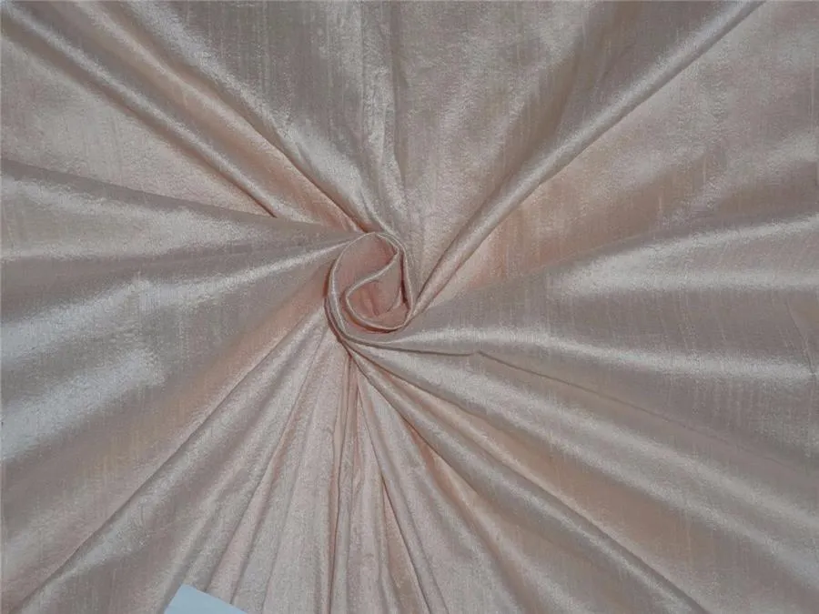 100% PURE SILK DUPIONI FABRIC light rose color 54" wide MM81[2]