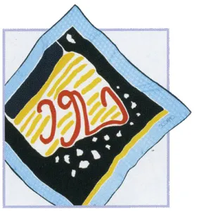 100% Silk Jacquard Scarf - Scorpio