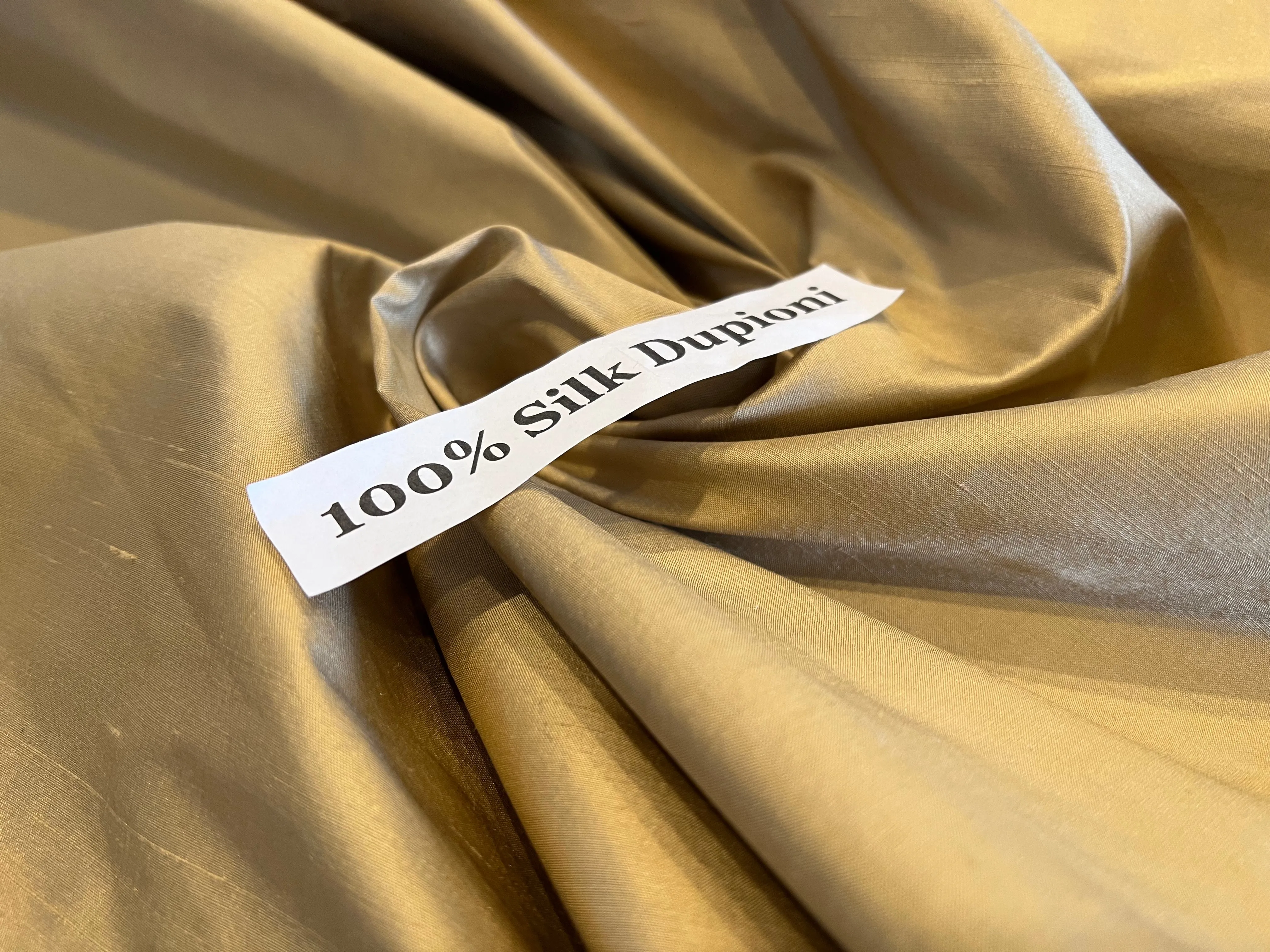 #1383 Corsican Treasure 100% Silk Shantung Remnant
