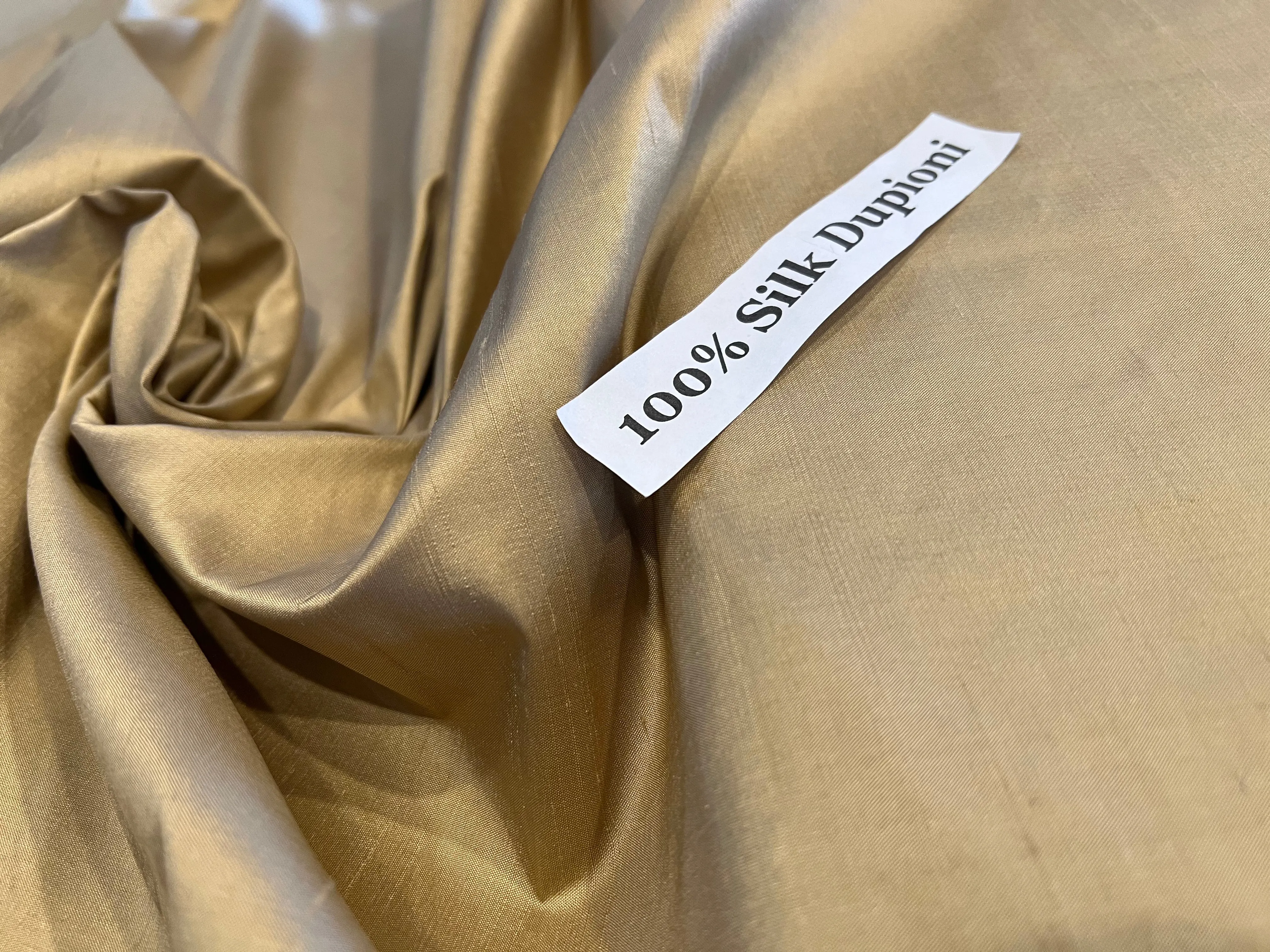 #1383 Corsican Treasure 100% Silk Shantung Remnant