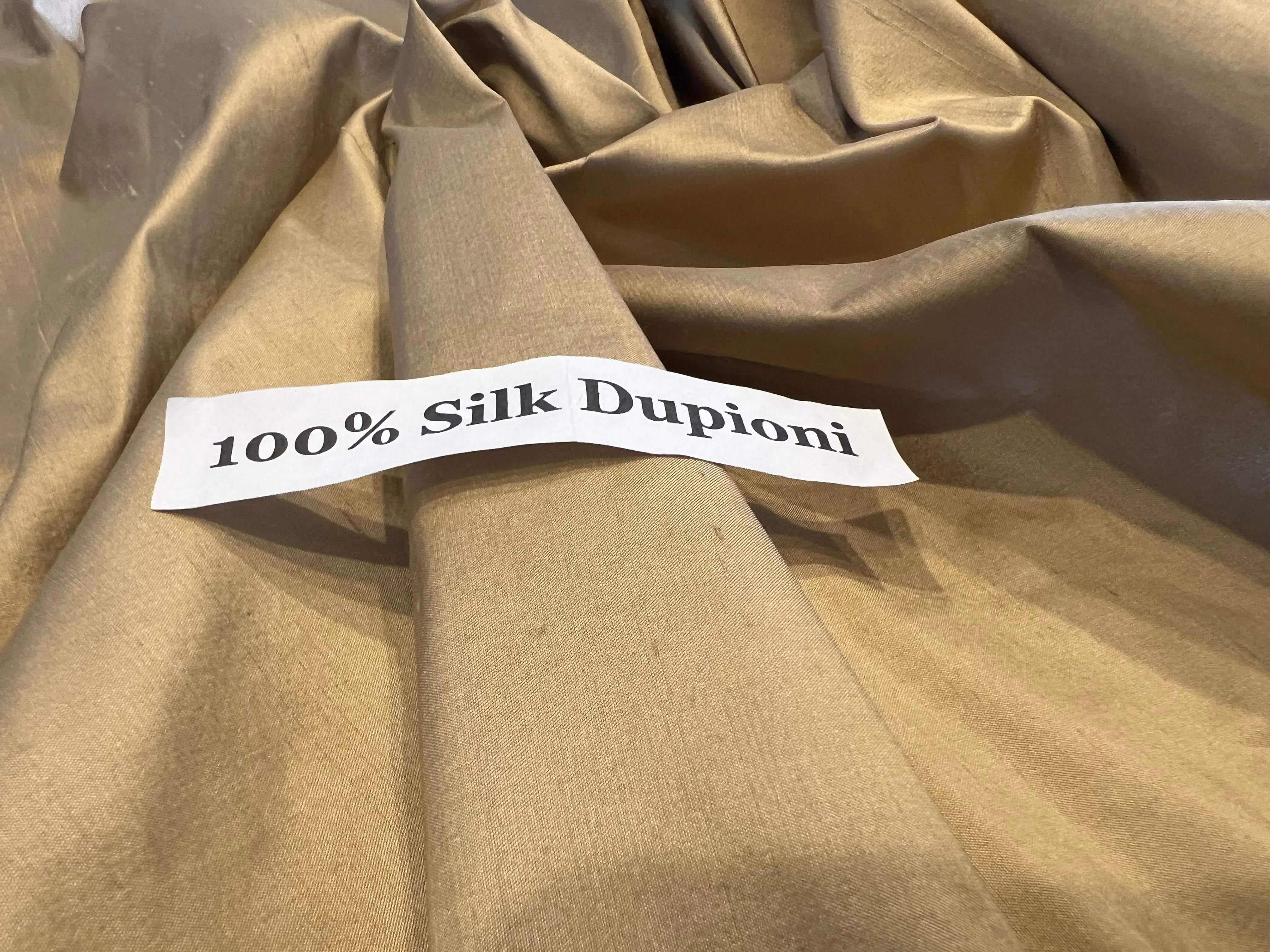 #1383 Corsican Treasure 100% Silk Shantung Remnant