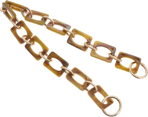 1pc Bag Chain Gold Chain Purse Strap Acrylic Handbag Straps Cross Body Bag Acrylic Handle Straps Bag Handle DIY Bag Strap Chain The Chain Bags