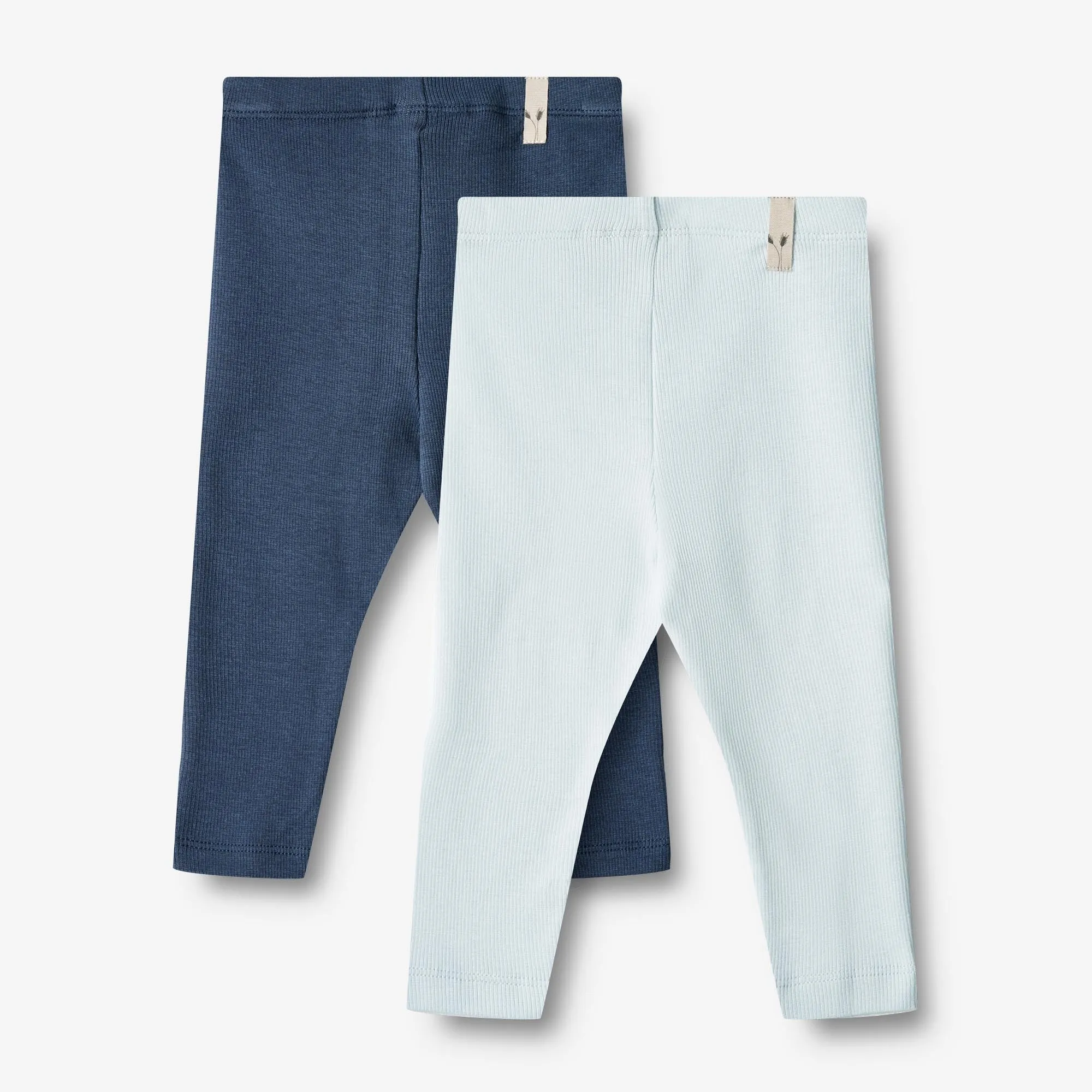 2 Rib Leggings Maddy - light blue navy