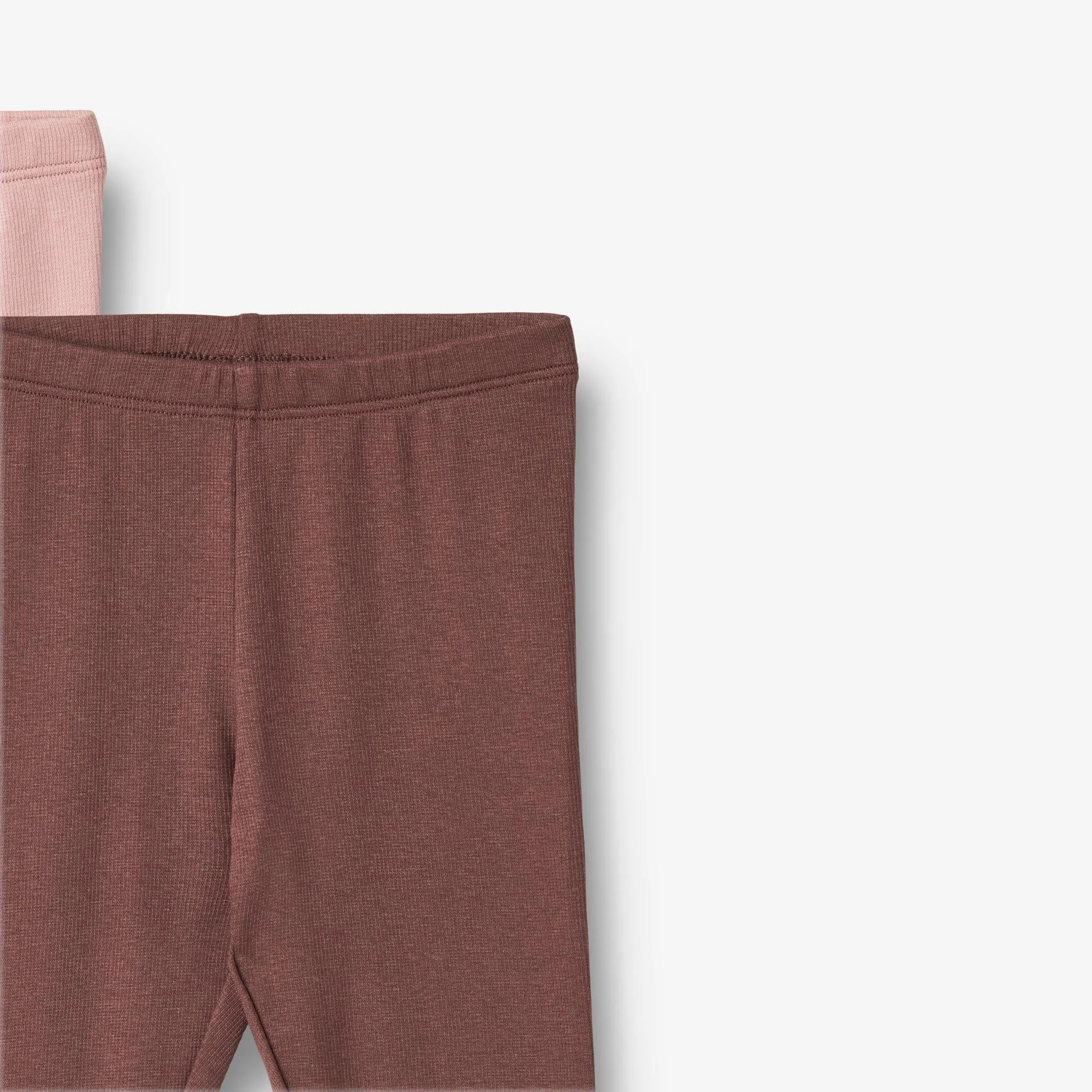 2 Rib Leggings Maddy - rose frost eggplant
