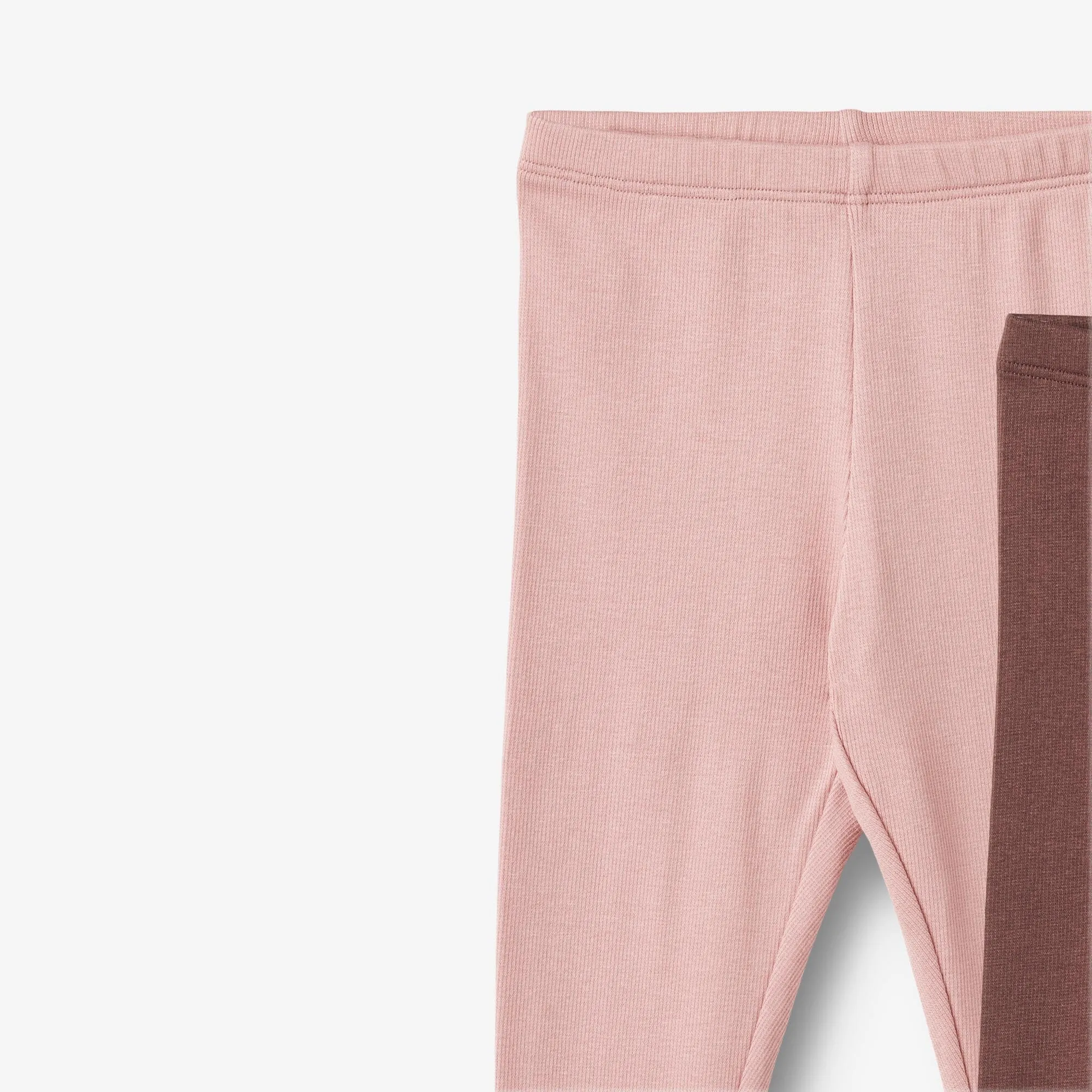 2 Rib Leggings Maddy - rose frost eggplant