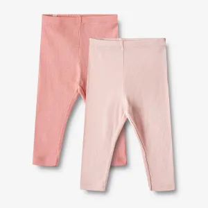 2 Rib Leggings Maddy - rosette ballet