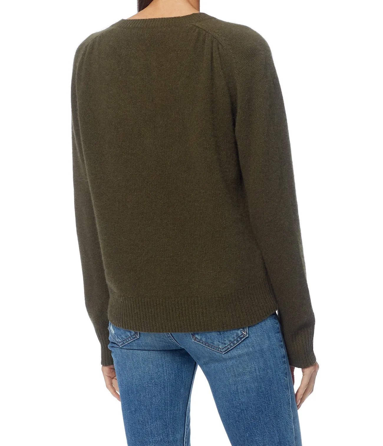 360 Ivy V-neck Knit in Olive