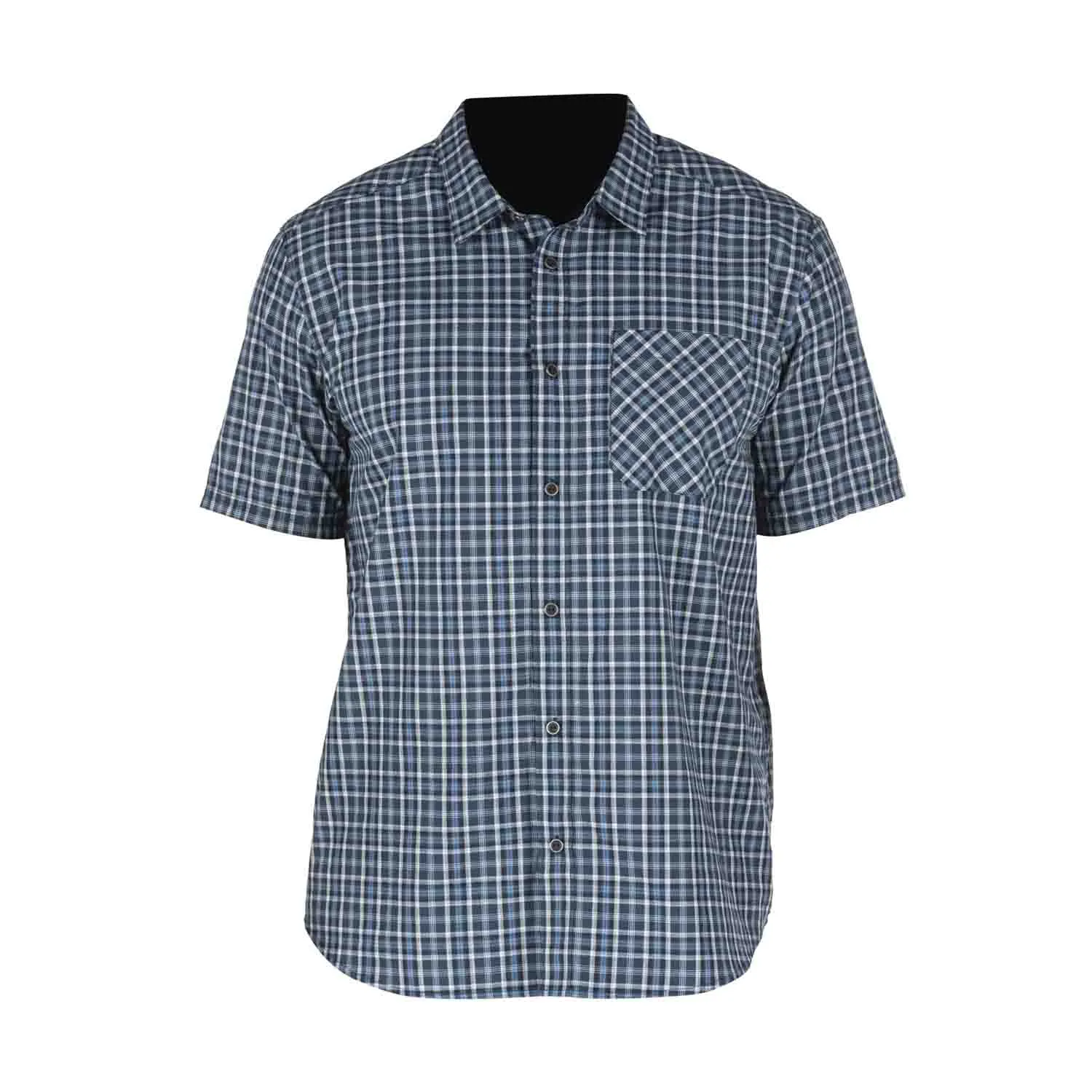 5.11 Mens Carson Plaid Short Sleeve Button Down Shirt