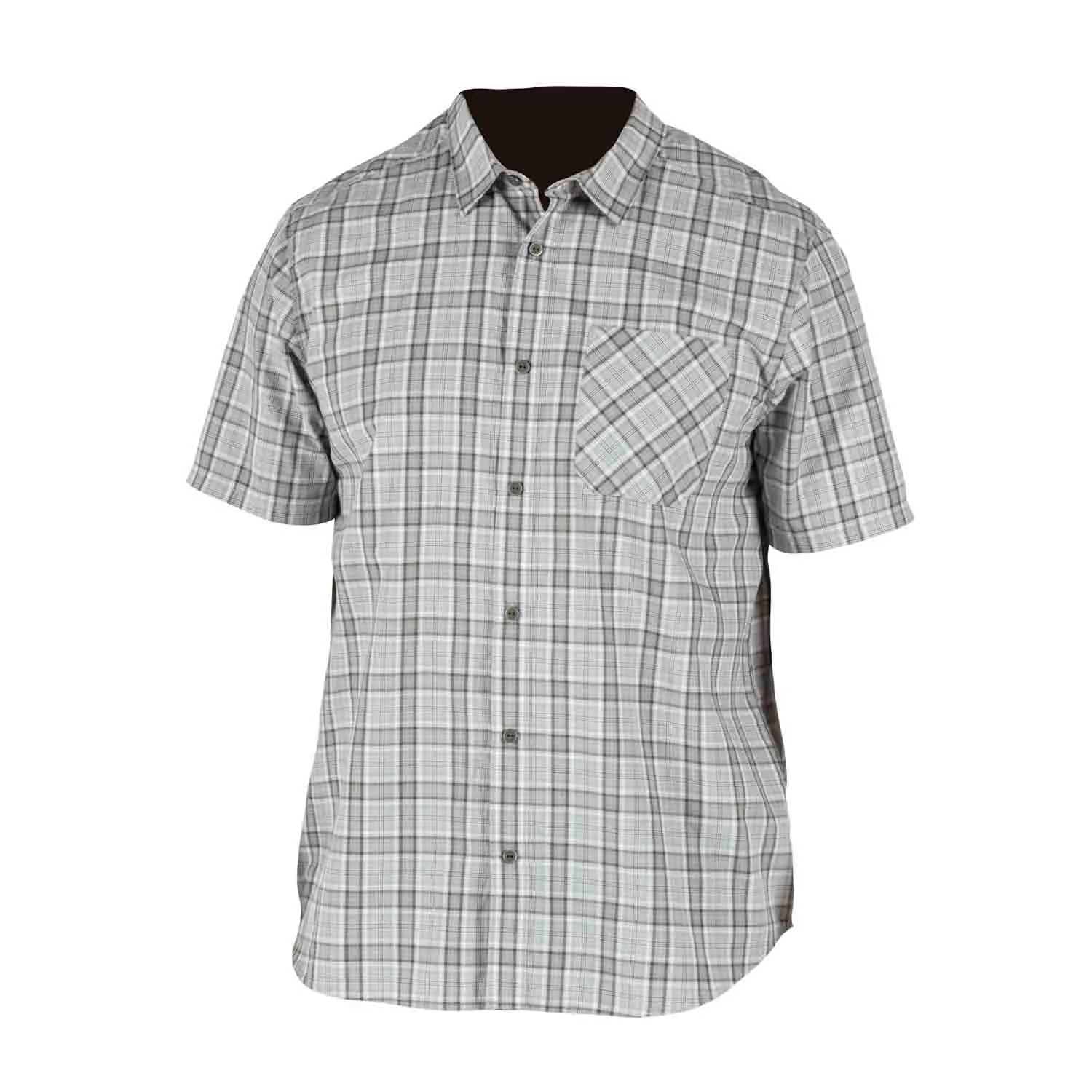 5.11 Mens Carson Plaid Short Sleeve Button Down Shirt