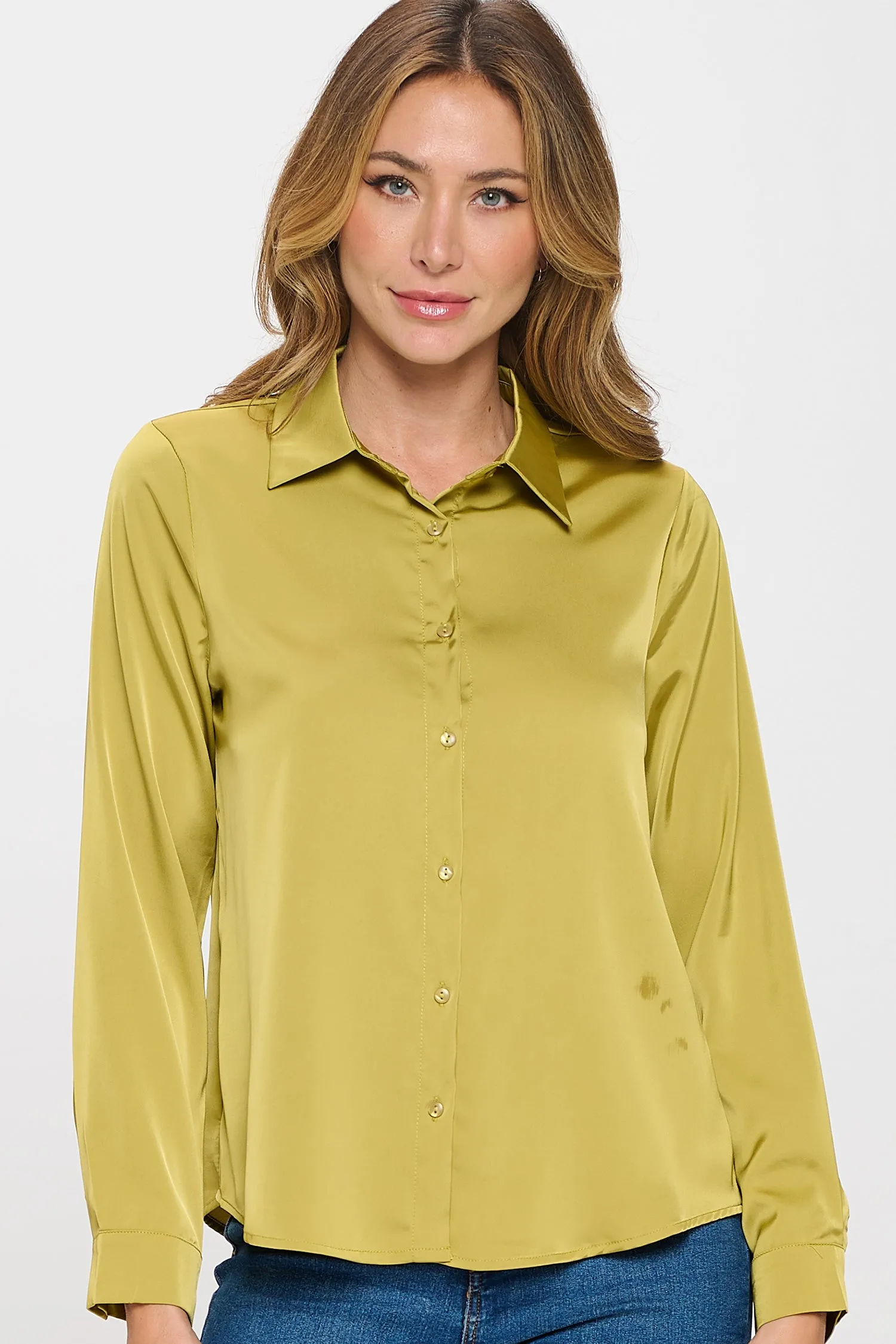 #5854TR | Button Down Top | 6 Colors