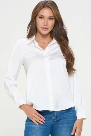#5854TR | Button Down Top | 6 Colors
