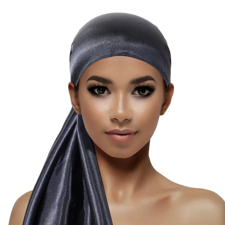 #6640 Evolve Silky Wrap Scarf / Black (12PC)