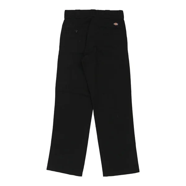 874 Dickies Trousers - 28W UK 8 Black Polyester