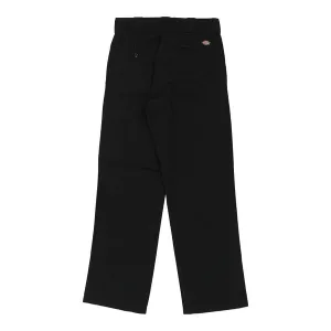 874 Dickies Trousers - 28W UK 8 Black Polyester