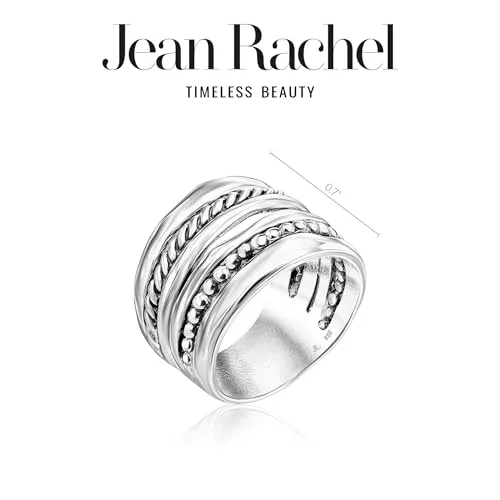 925 Sterling Silver Statement Ring Multi Rope And Strand Wrap Handmade Vintage Antique Casual Looks Hypoallergenic Nickel and Lead-free Artisan Handcrafted Designer Collection, Jewelry Gifts for Women