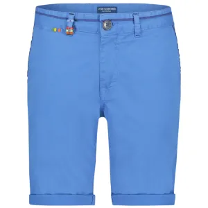 A Fish Named Fred Peached Twill Shorts - Cobalt