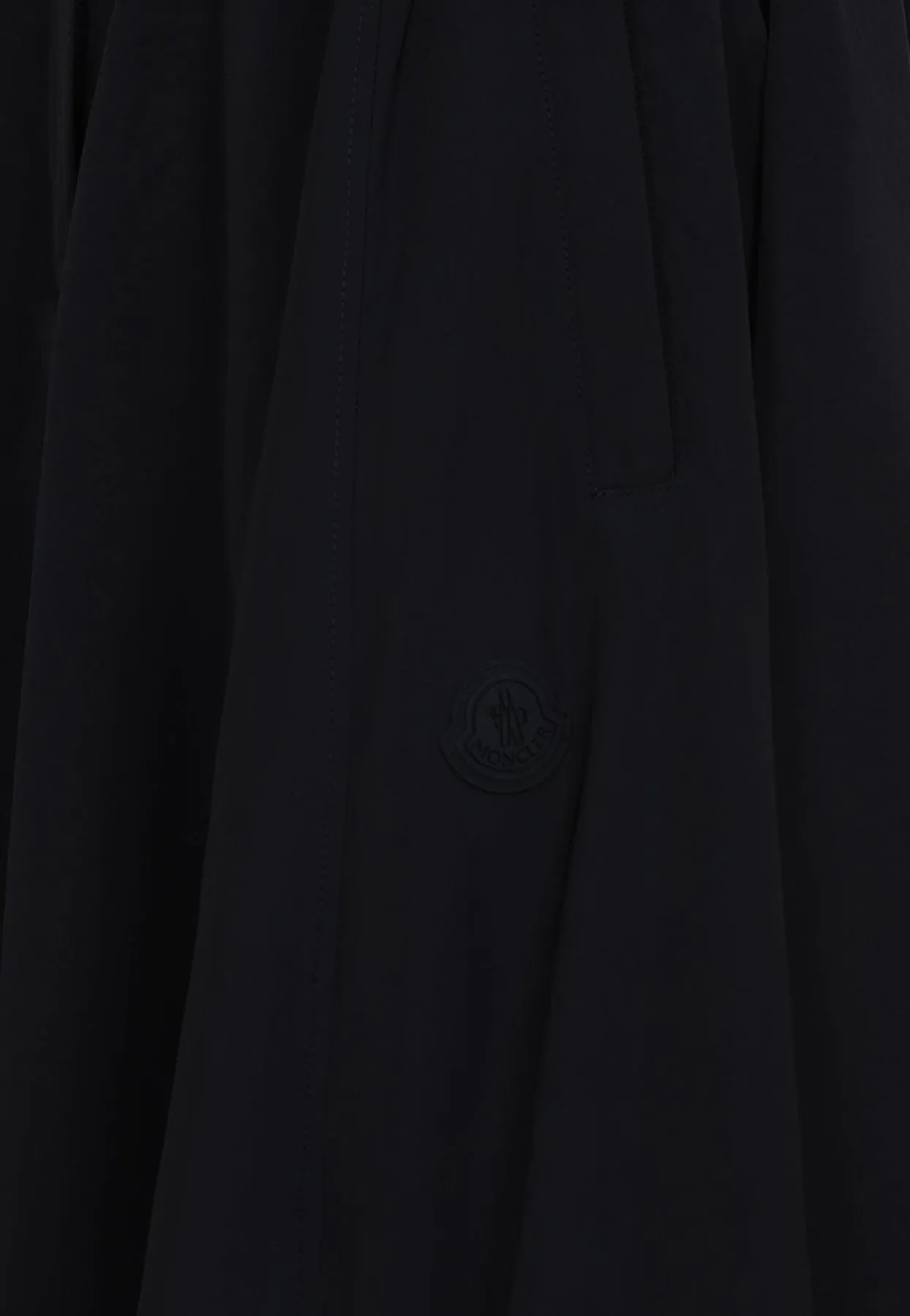 A-line Pleated Midi Skirt