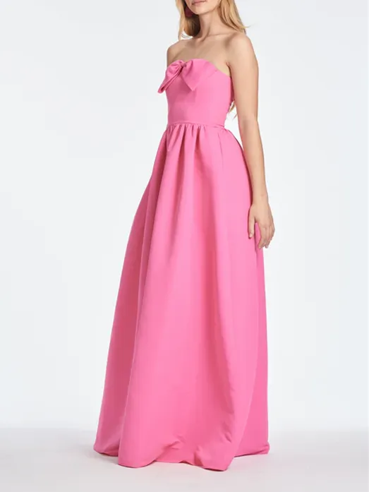 A Line/Princess Strapless Floor-Length Mother of the Bride Dresses