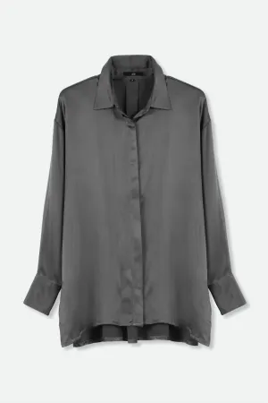 ADRIA SHIRT IN STRETCH SILK CHARMEUSE ADRIA SHIRT IN STRETCH SILK CHARMEUSE