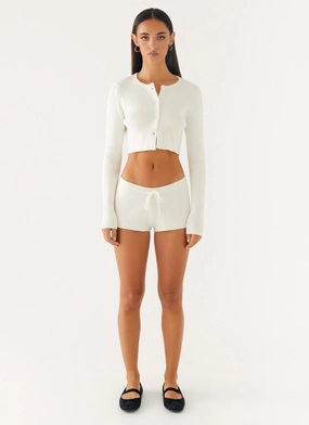 Adria Long Sleeve Cardigan - Ivory Adria Long Sleeve Cardigan - Ivory