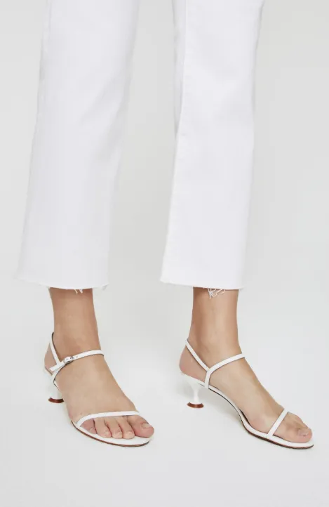 AG Alexxis Crop in White