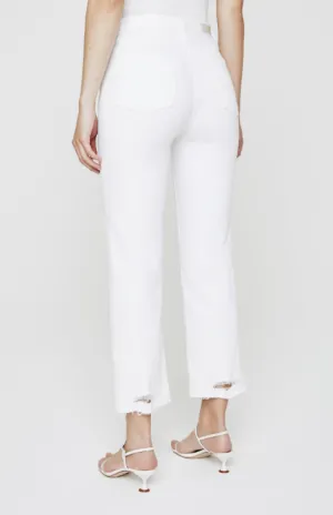 AG Alexxis Crop in White AG Alexxis Crop in White