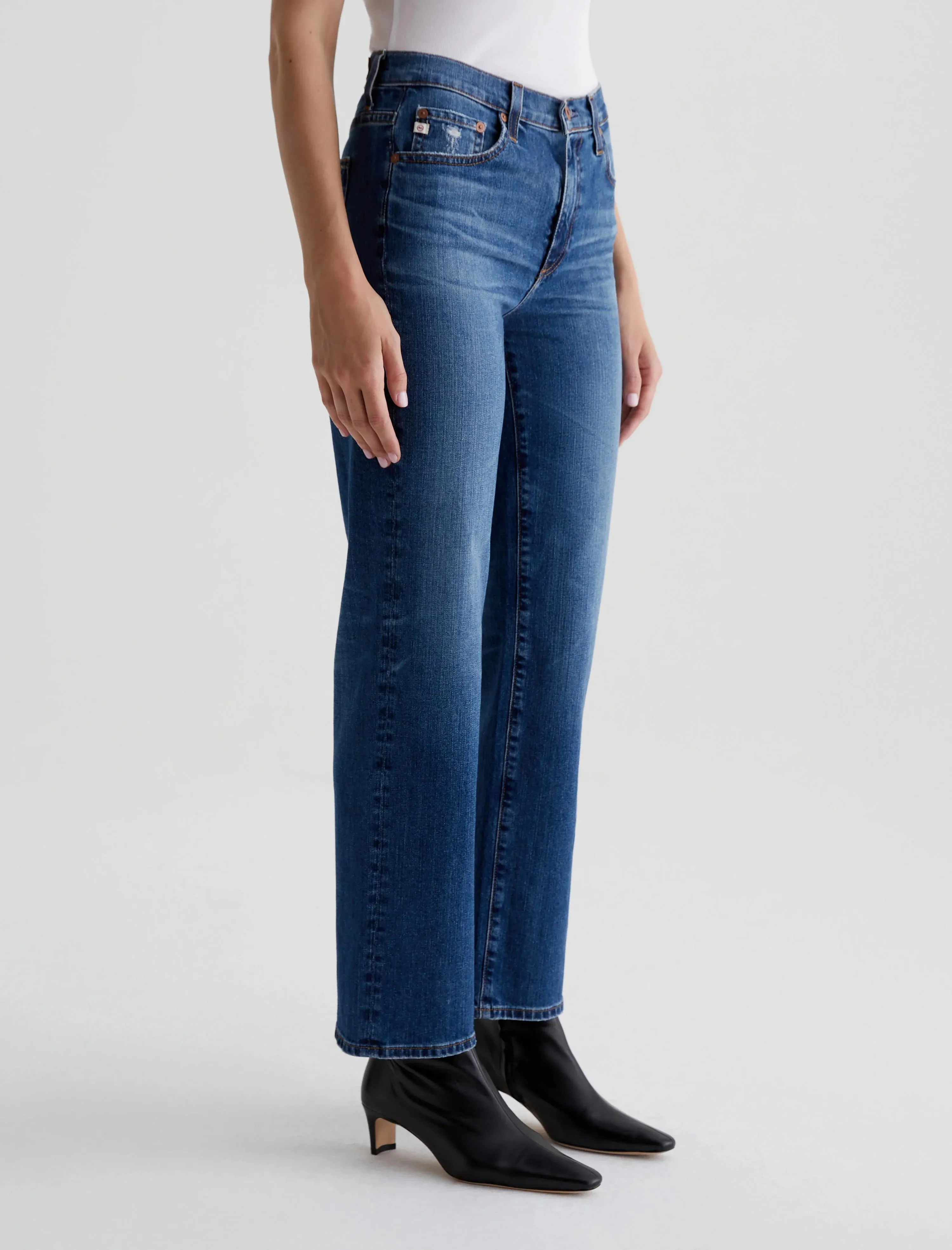 AG Brinley Mid Rise Straight Jean - 15 years Prague