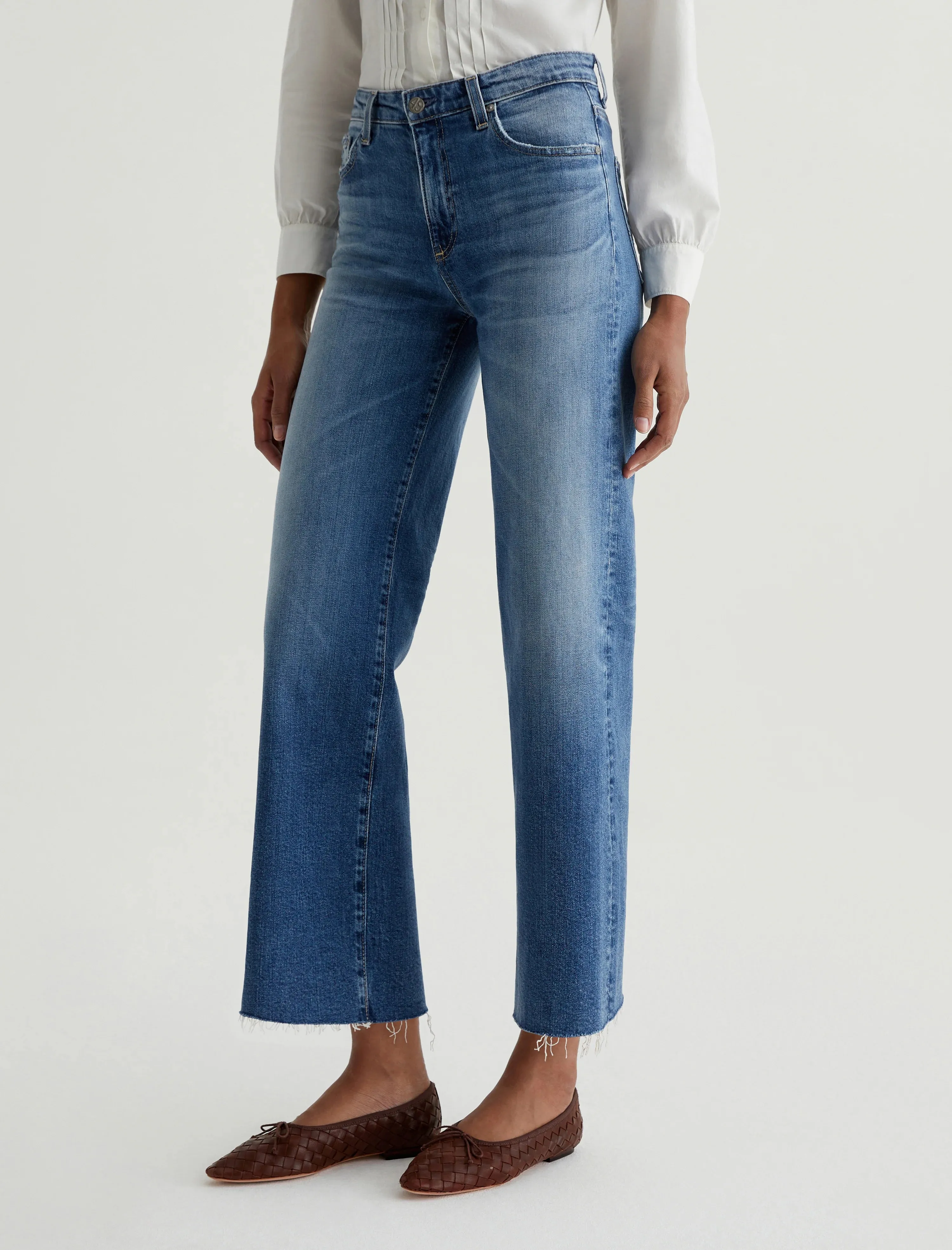 AG Saige Wide Leg Crop - 16 Years Postcard