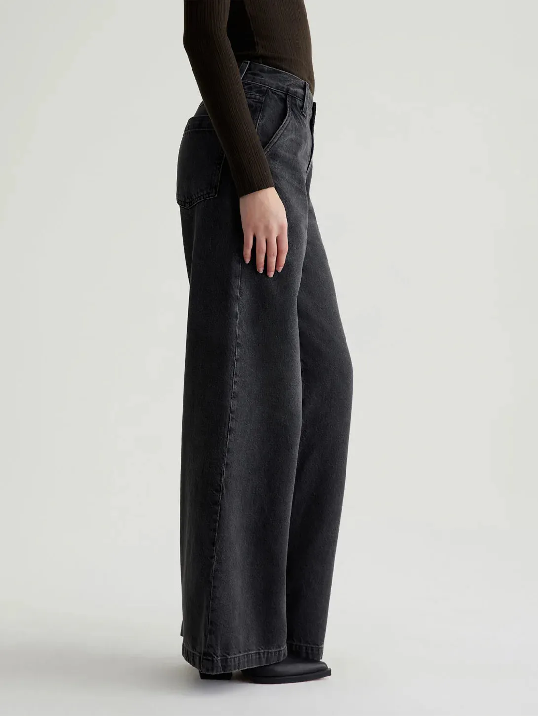 AG Stella Low Slung Palazzo Jean - Overnight