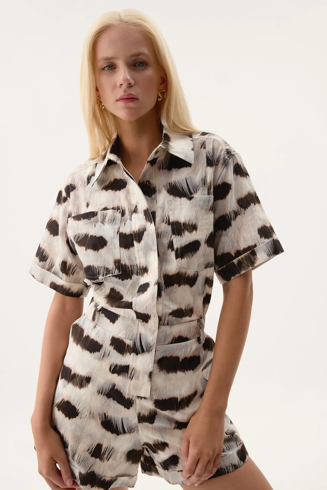 Airlie Panelled Playsuit
