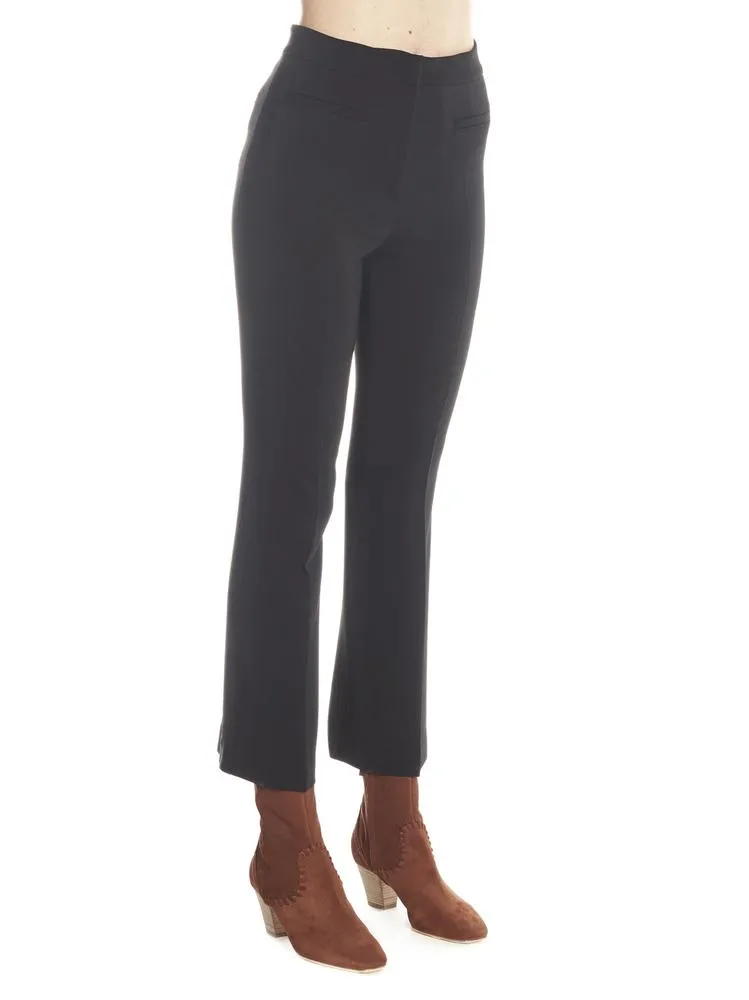 Alberta Ferretti High-Waisted Flare Trousers