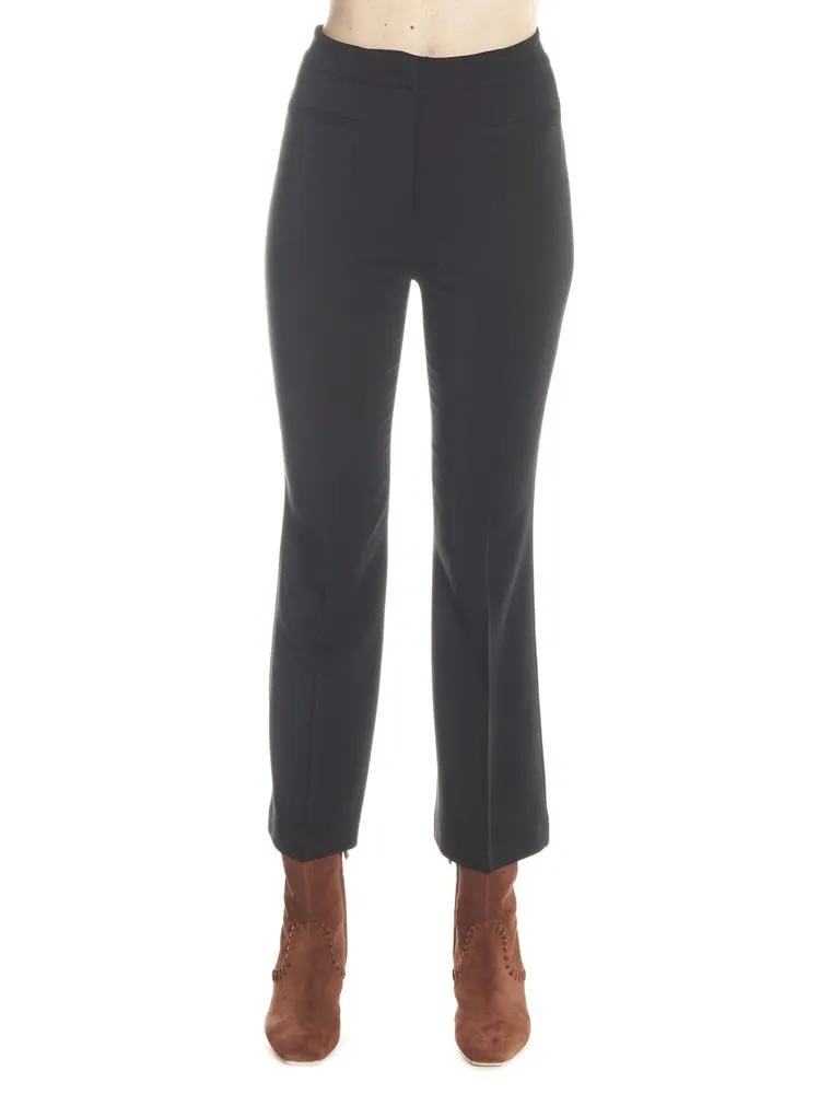 Alberta Ferretti High-Waisted Flare Trousers