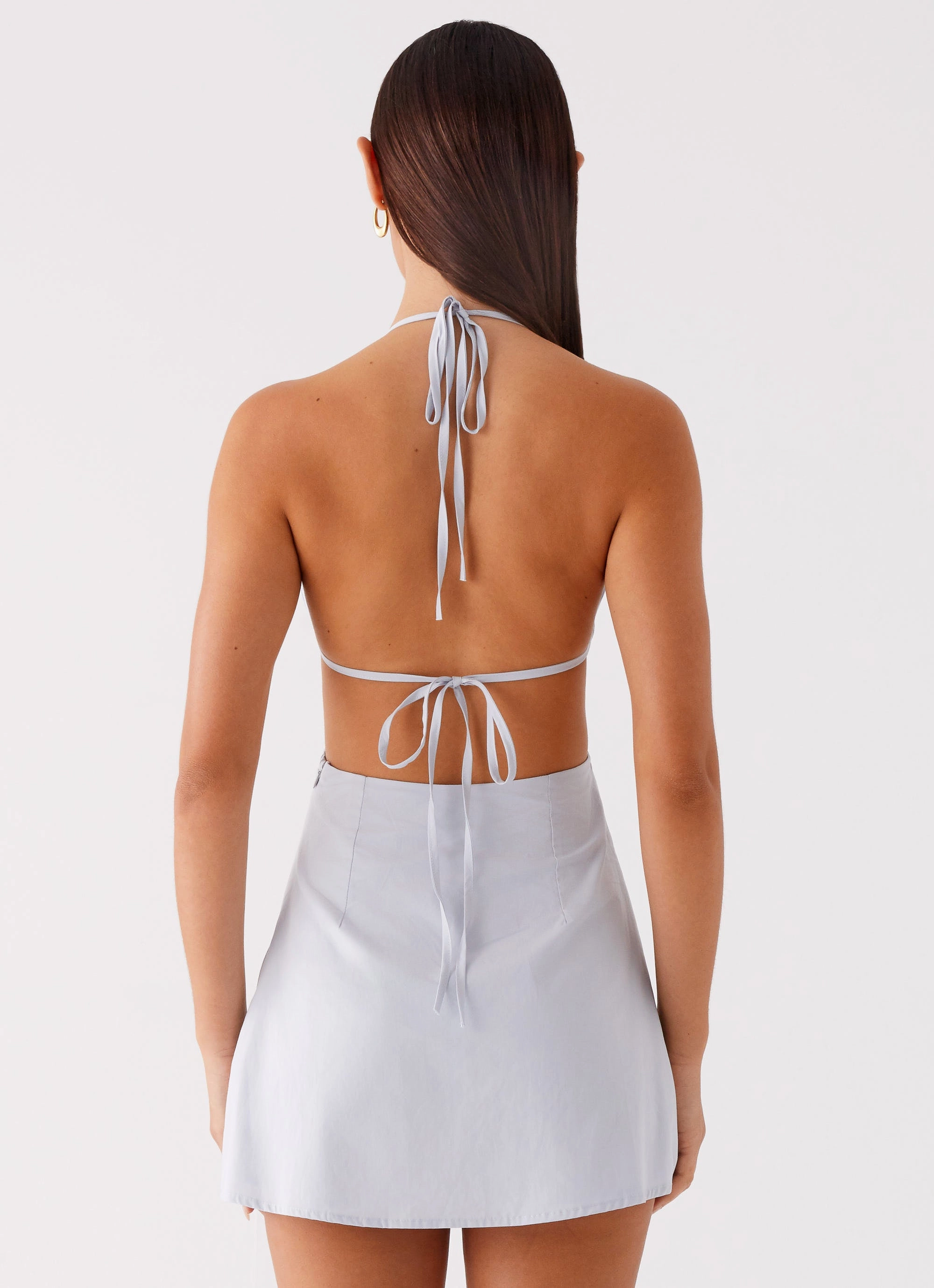 Albie Mini Dress - Cornflower Blue