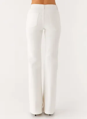 Aldo Bootleg Jeans - White Aldo Bootleg Jeans - White