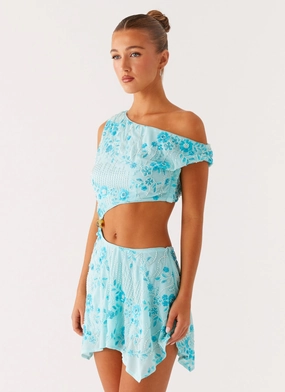 Aletta Sequin Mini Dress - Blue Aletta Sequin Mini Dress - Blue