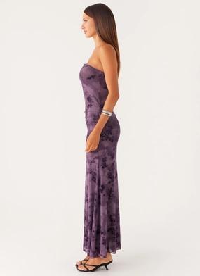 Alexandrite Midi Dress - Purple Alexandrite Midi Dress - Purple