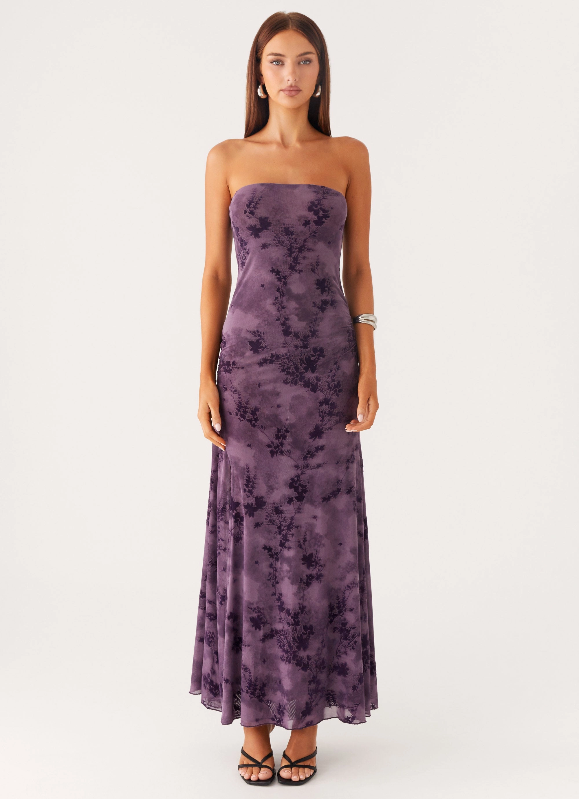 Alexandrite Midi Dress - Purple