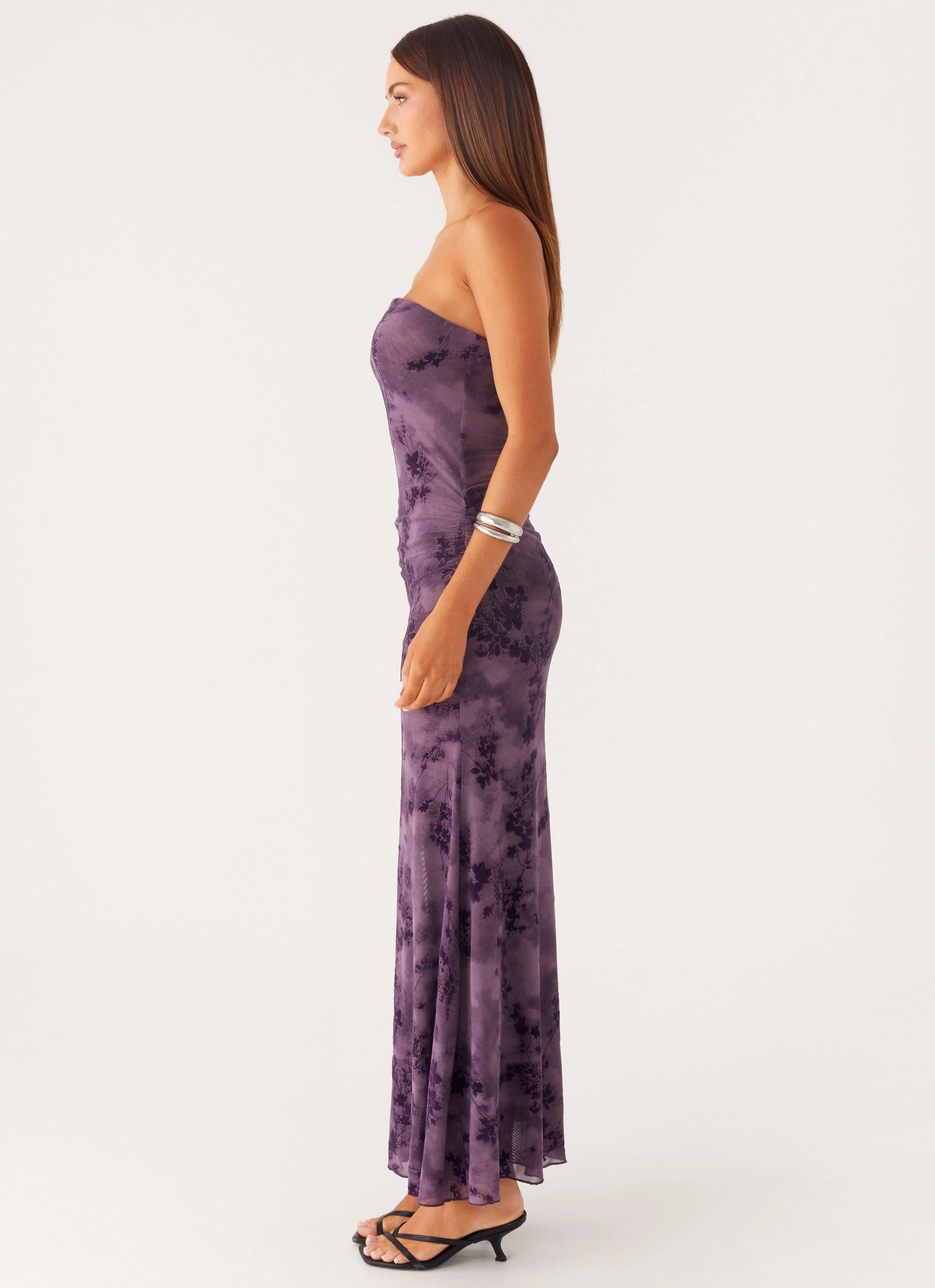 Alexandrite Midi Dress - Purple