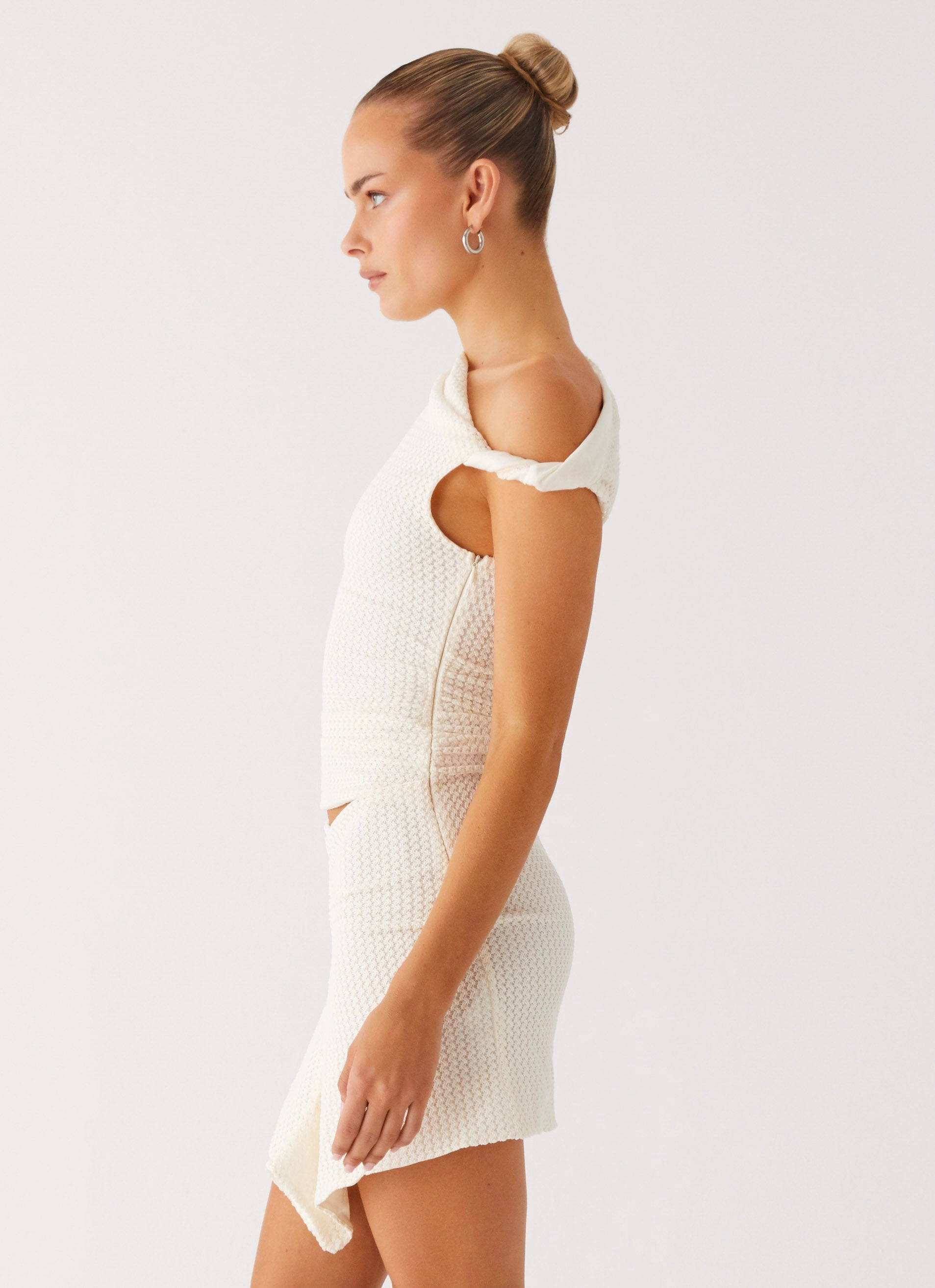 Alina Mini Dress - Ivory