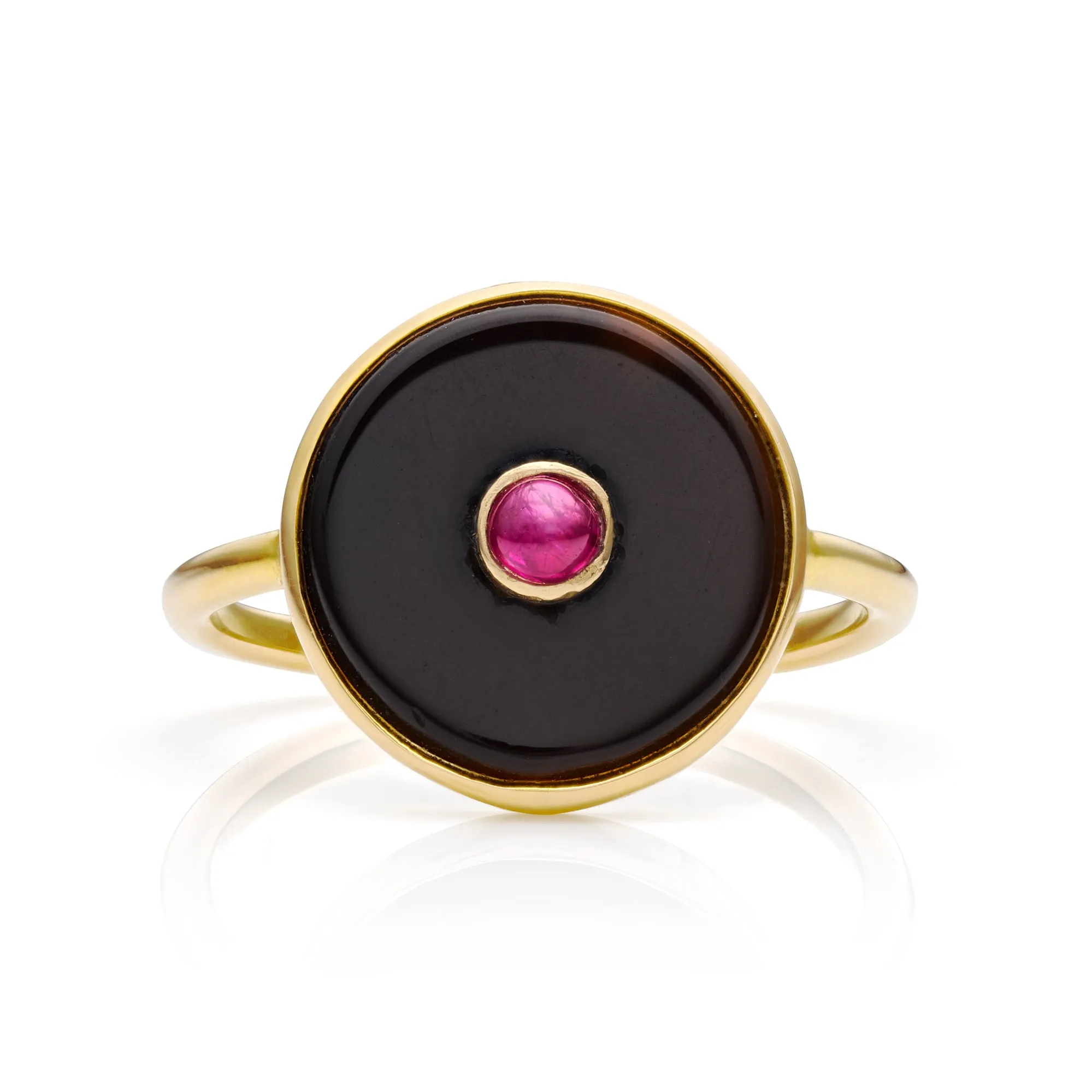 Allia 14k Gold Black Onyx Ring