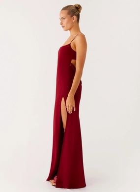 Alouette Maxi Dress - Burgundy Alouette Maxi Dress - Burgundy
