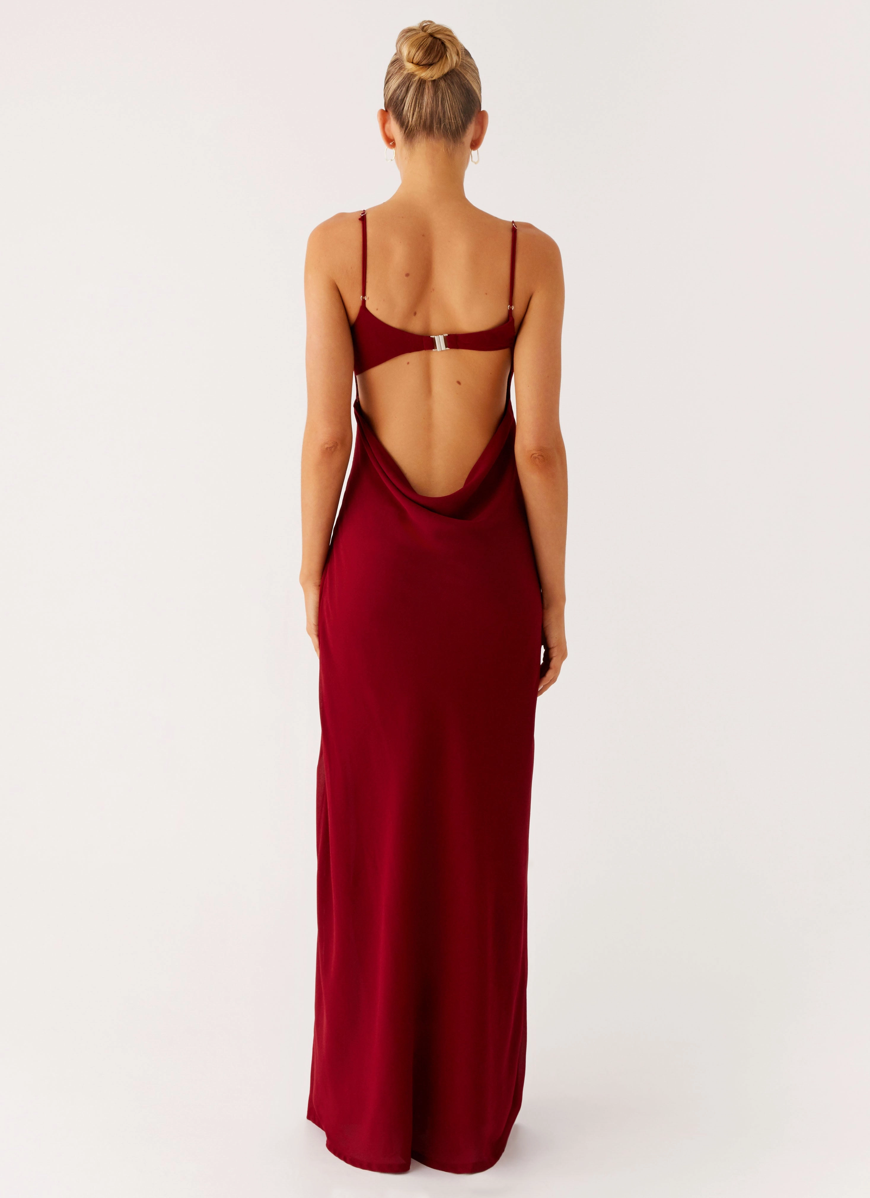 Alouette Maxi Dress - Burgundy