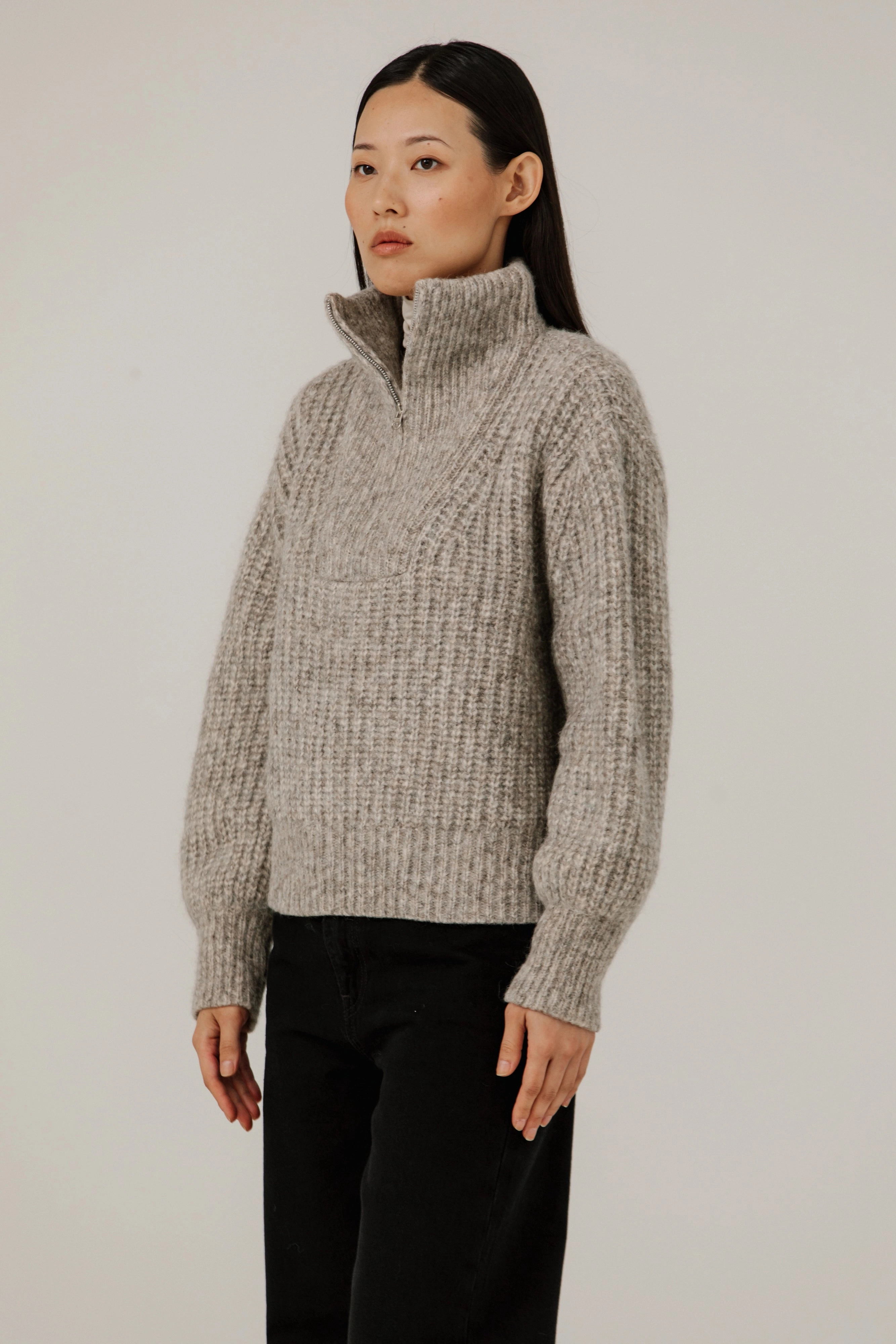 Alpine Quarter Zip Sweater