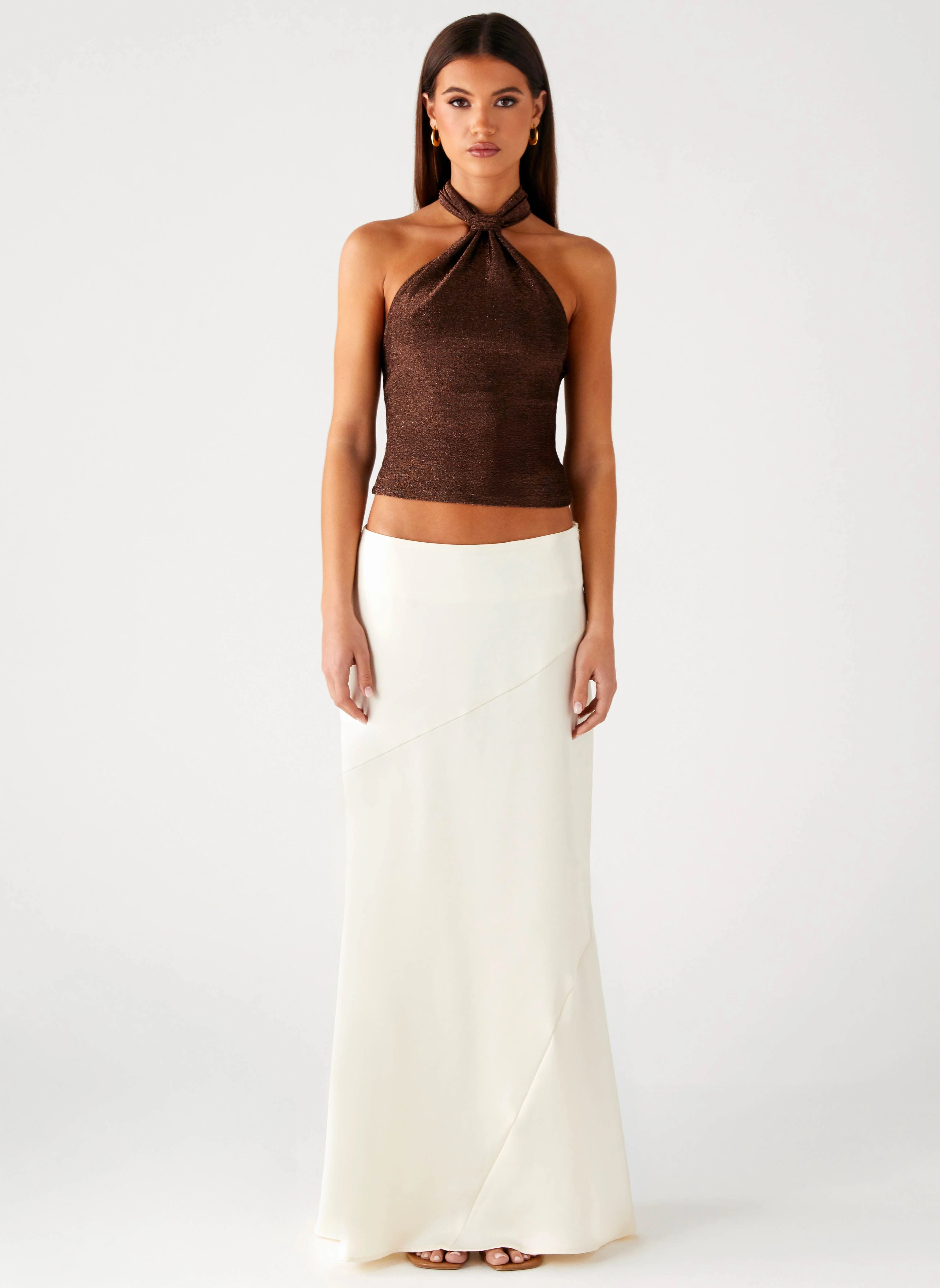 Amber Light Top - Chocolate